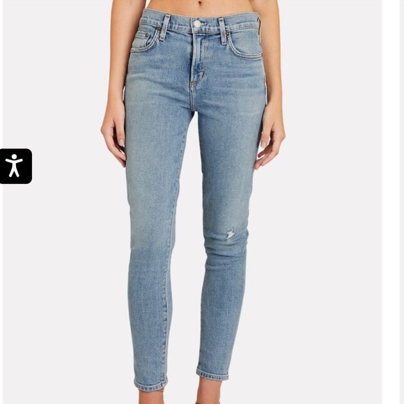 Agolde sophie ankle mid rise ankle jeans - Picture 2 of 9